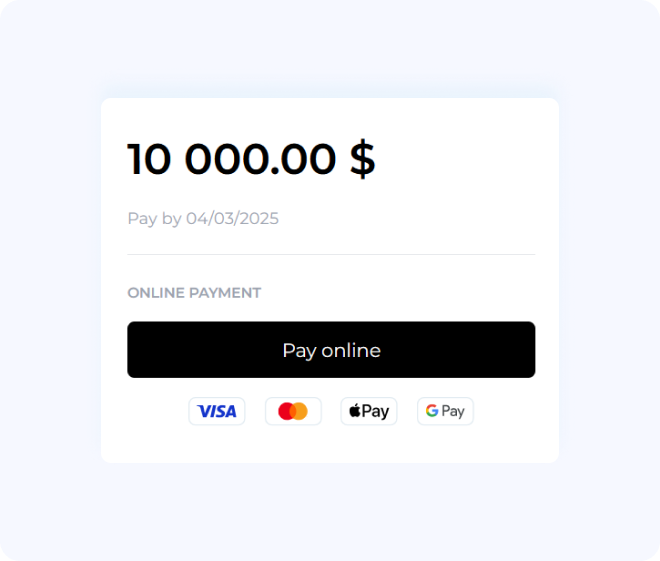 OneB Invoice gallery image