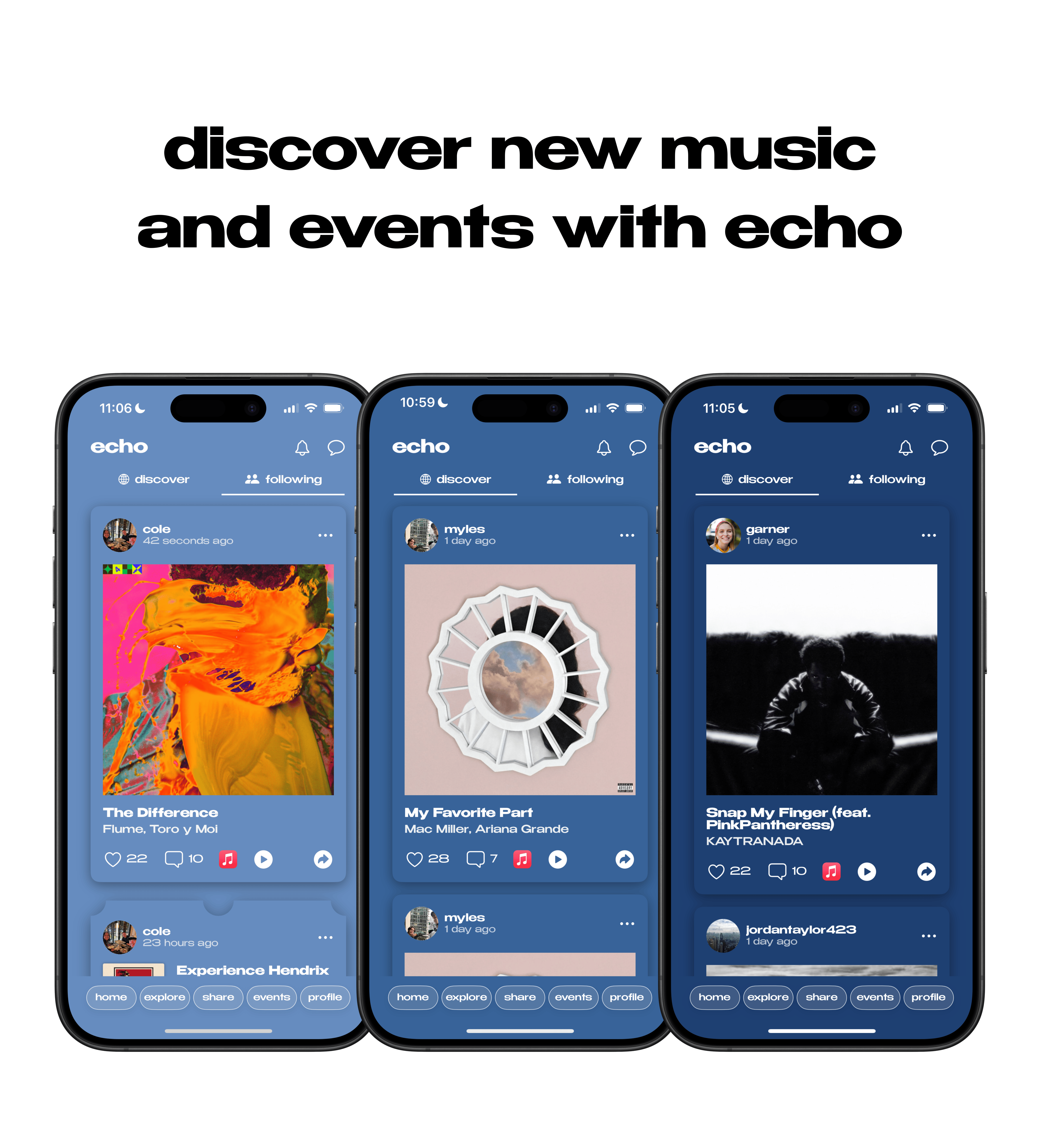 Echo: Musik teilen Medien 1