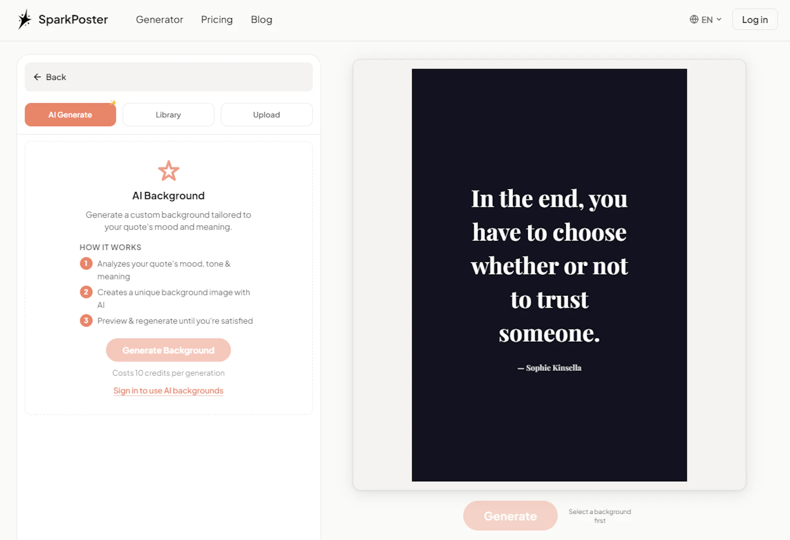 QuoteImageMaker screenshot 1