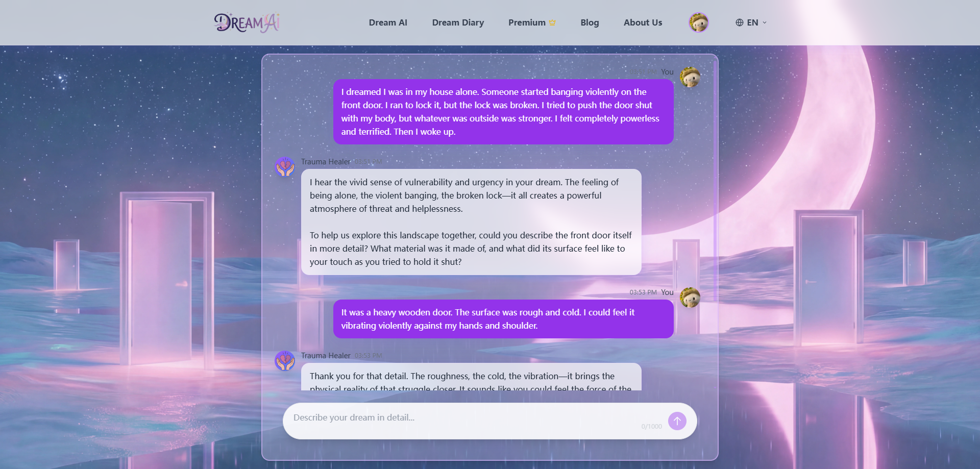 DreamsAI - Screenshot 5 showing product features and functionality