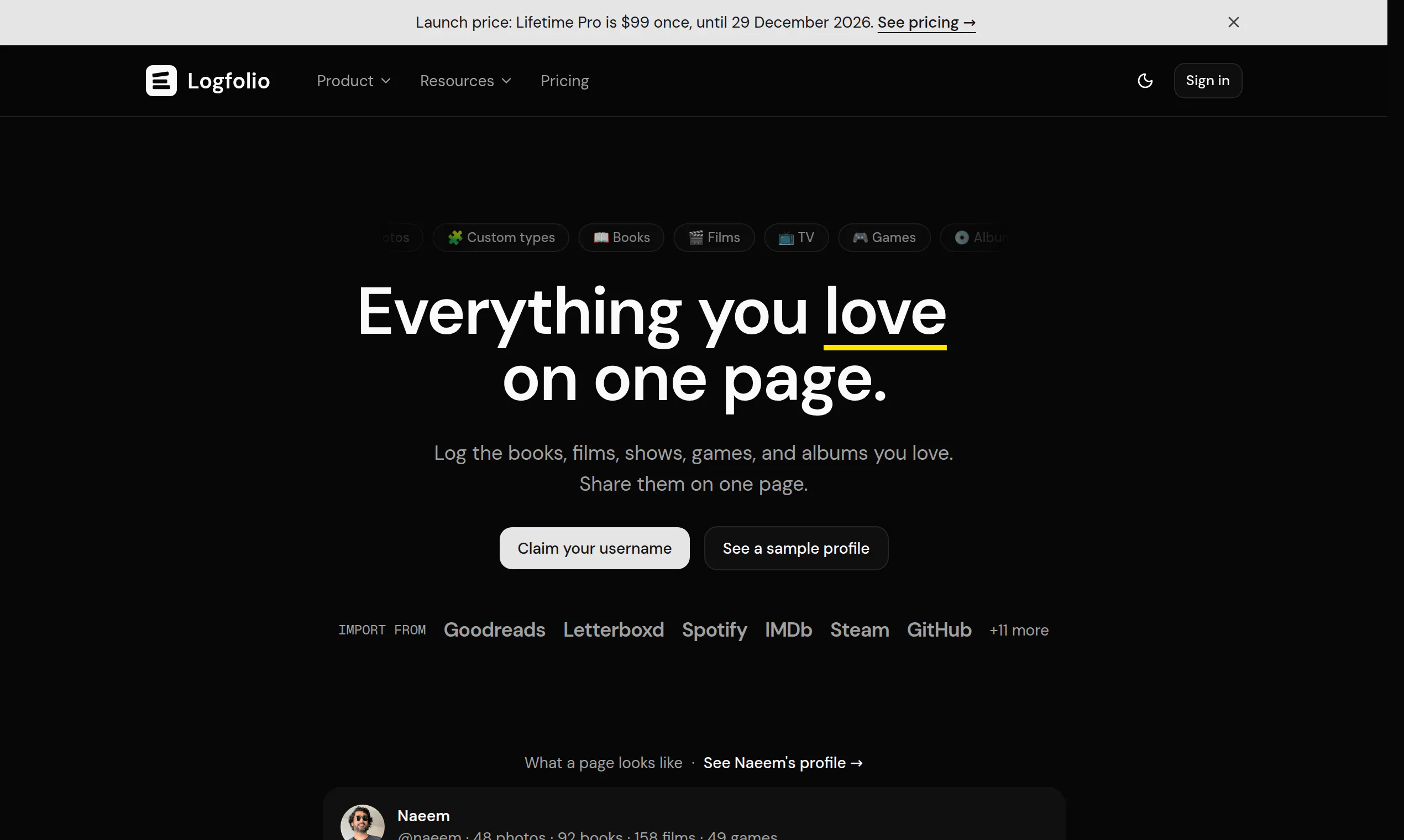 Logfolio gallery image