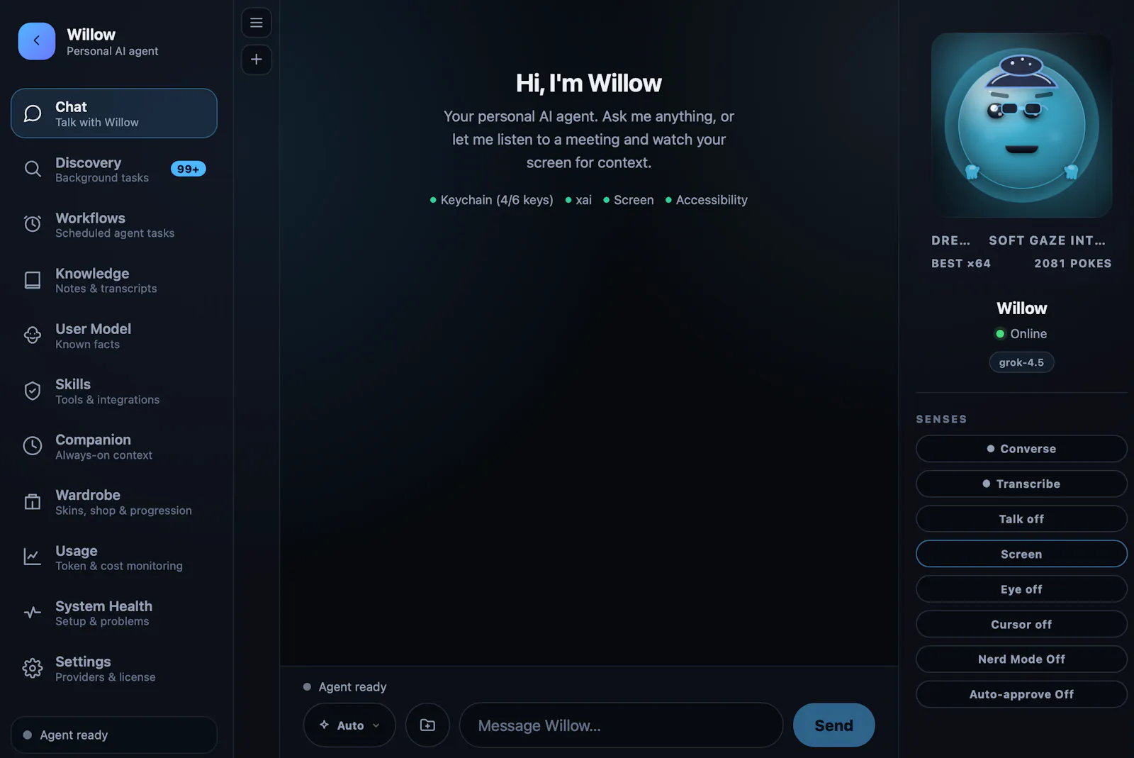 Willow screenshot 2