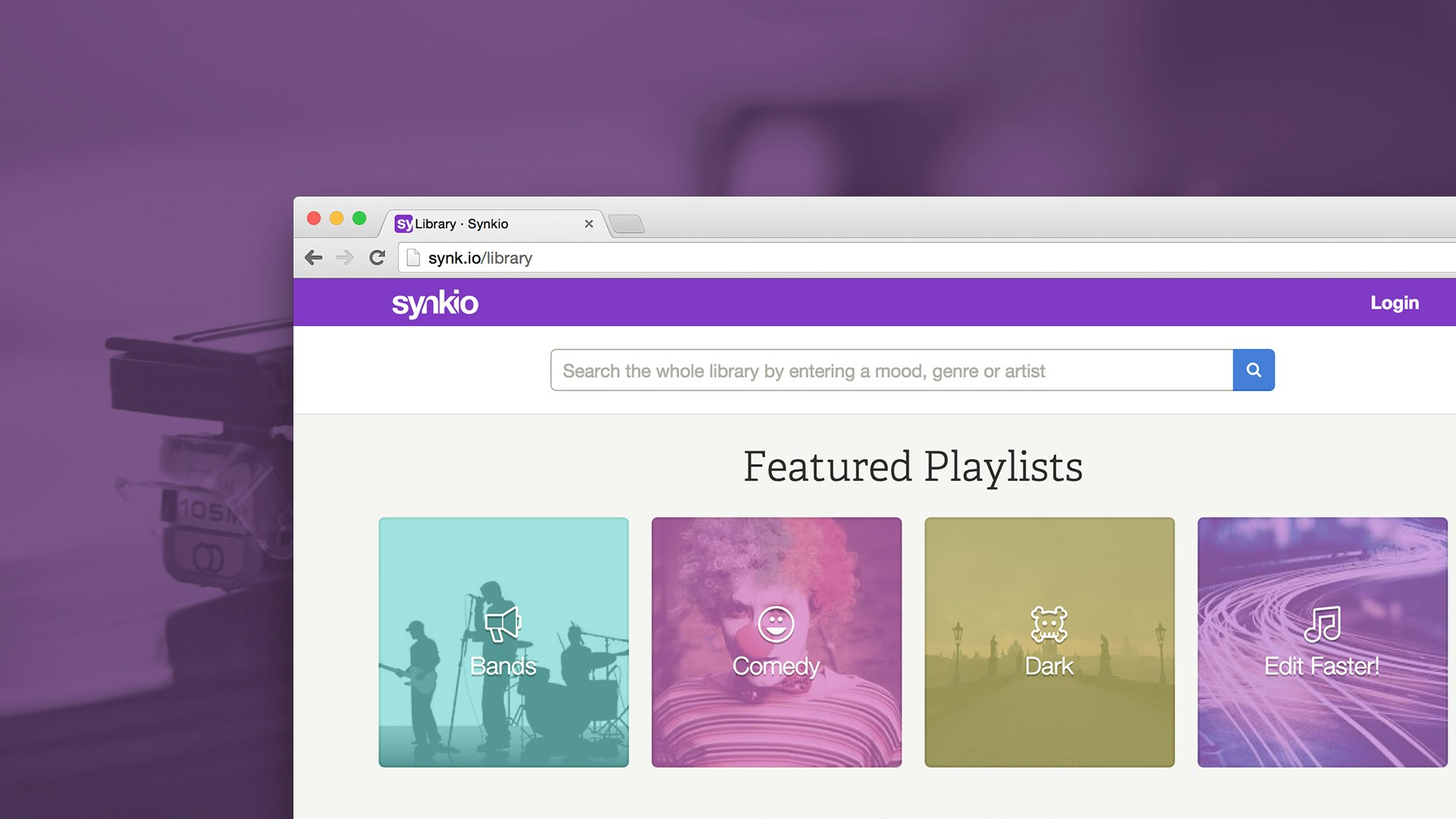 Synkio Music Library