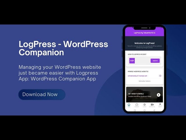 LogPress WordPress Companion gallery image