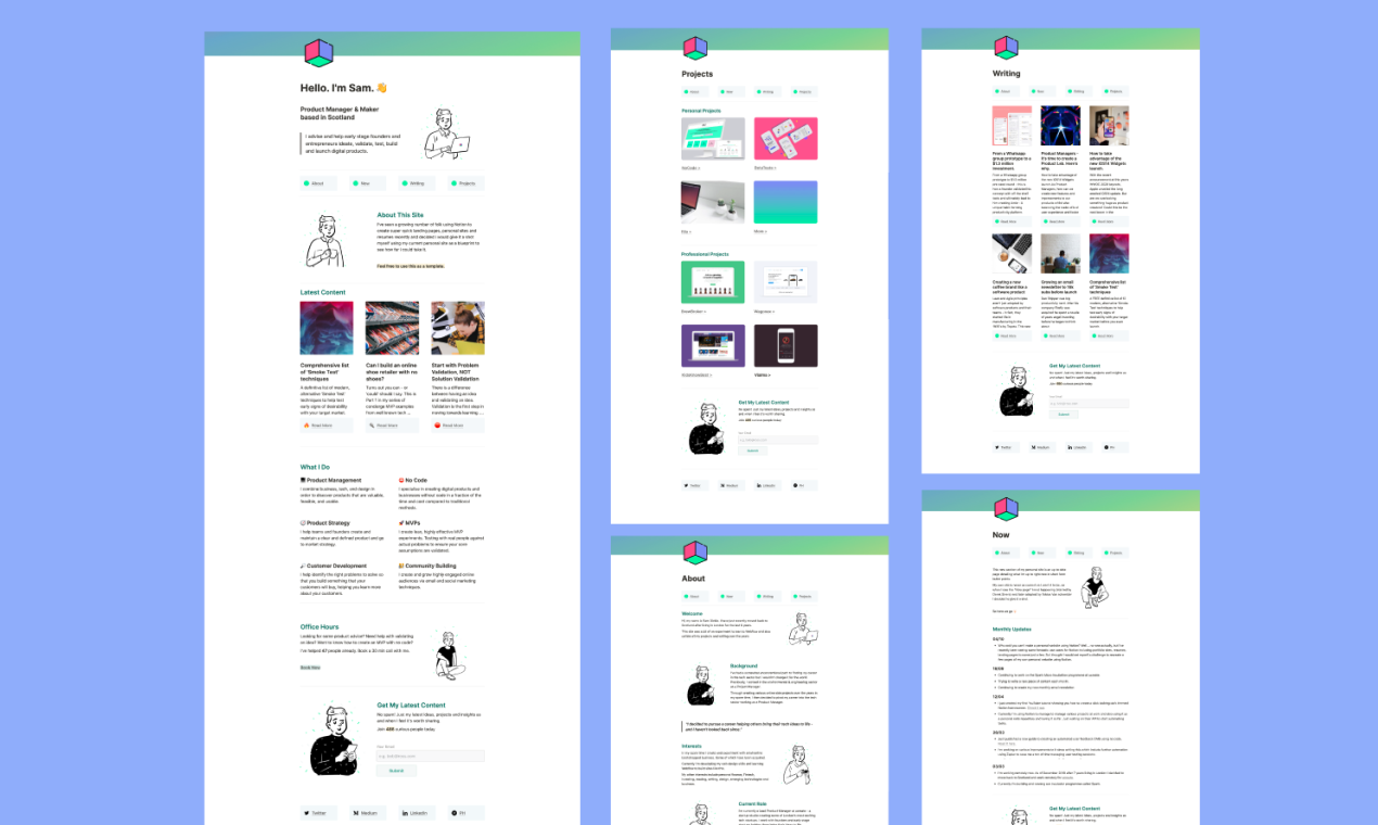 Notion Component Kit + Website Template gallery image