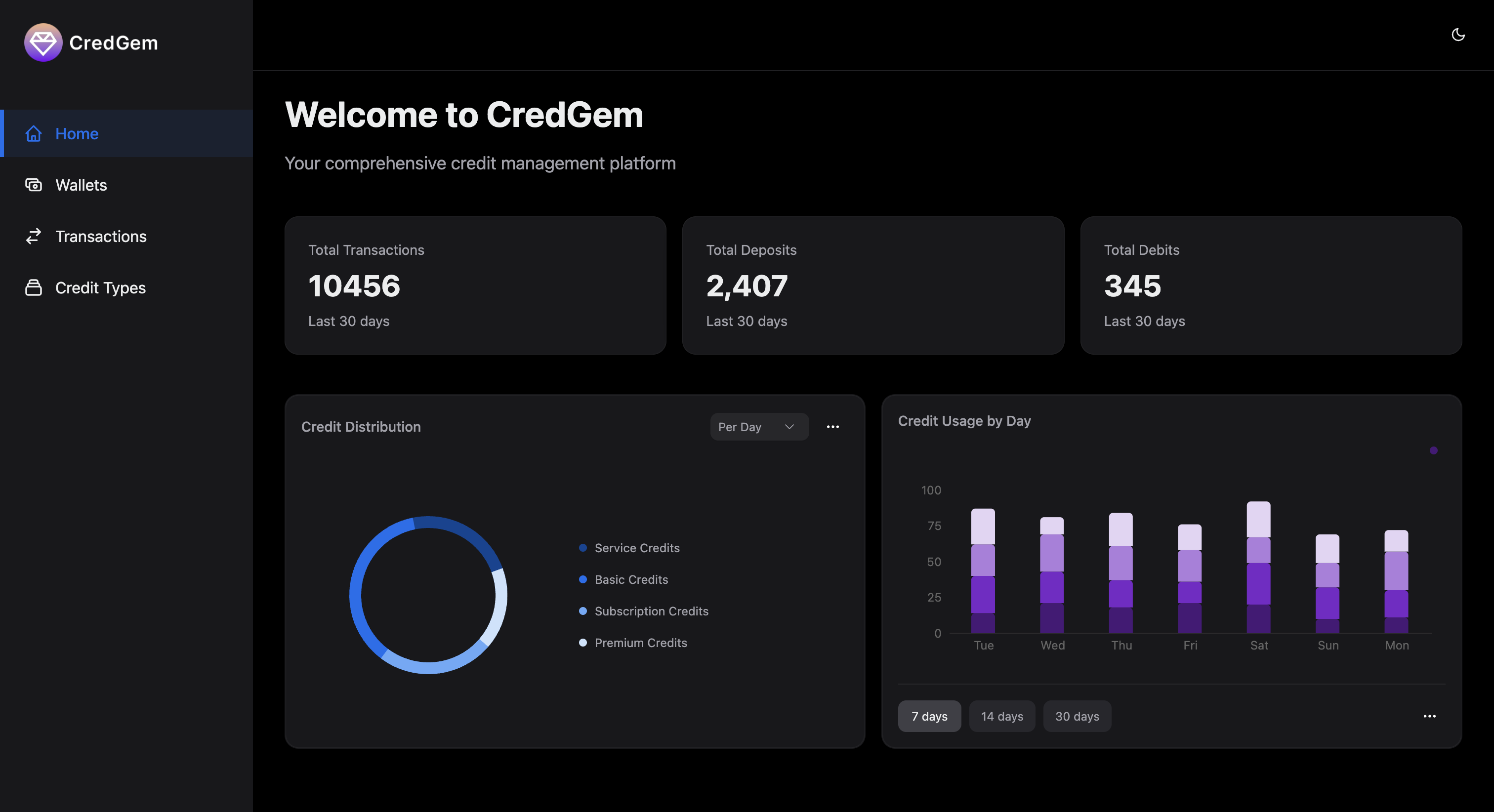 Credgem - Crediti Management per gli sviluppatori media 2