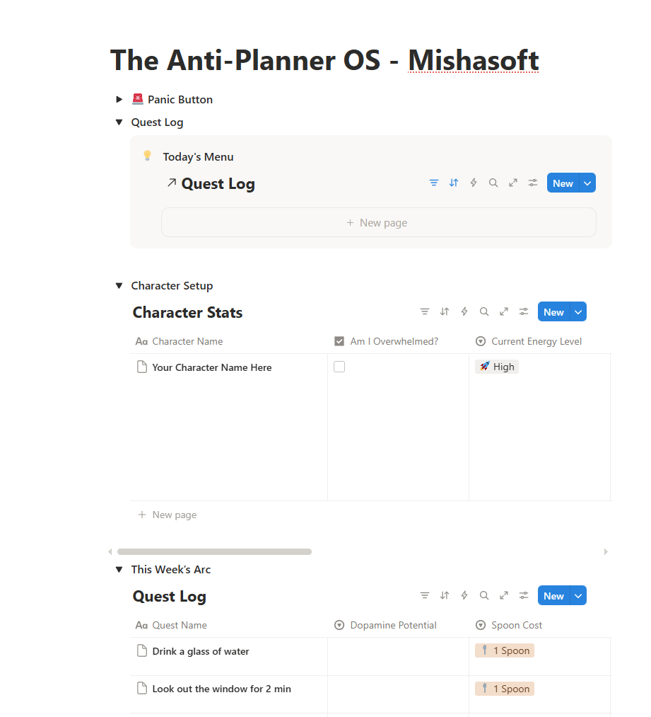 The Anti-Planner OS gallery image