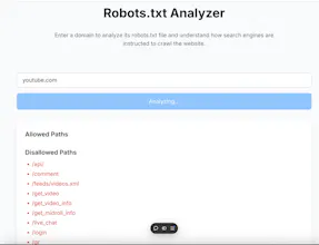 Robots.txt Analyzer gallery image
