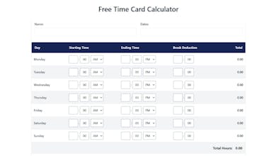 My Time Card Calculator gallery image