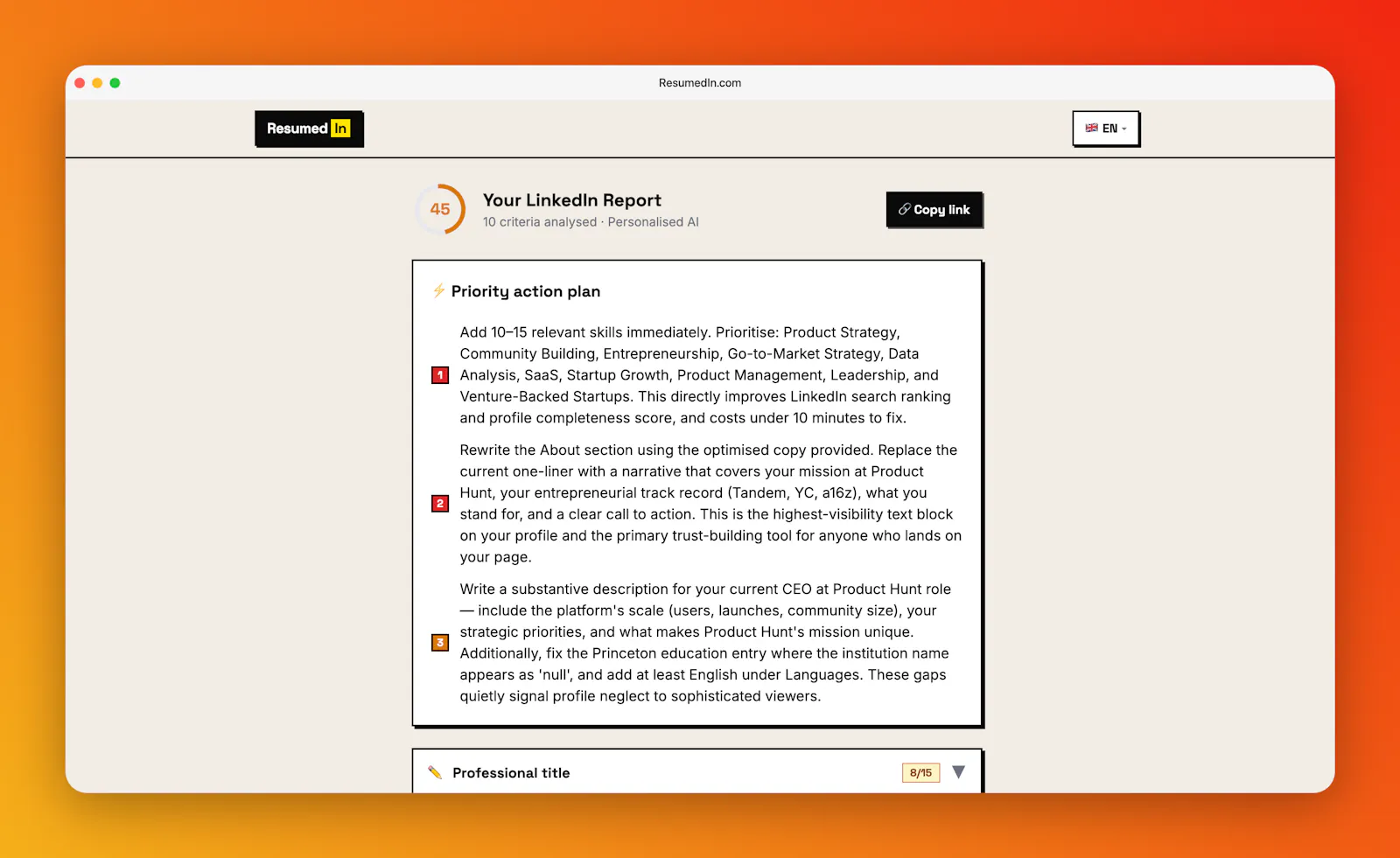 ResumedIn screenshot 4