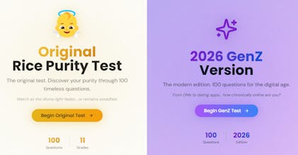 Rice Purity Test 2026 gallery image