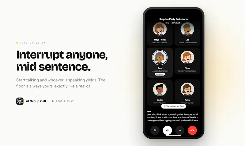 AI Group Call screenshot 4