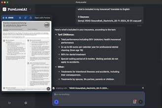 PureLocalAI – Private offline AI on Mac gallery image