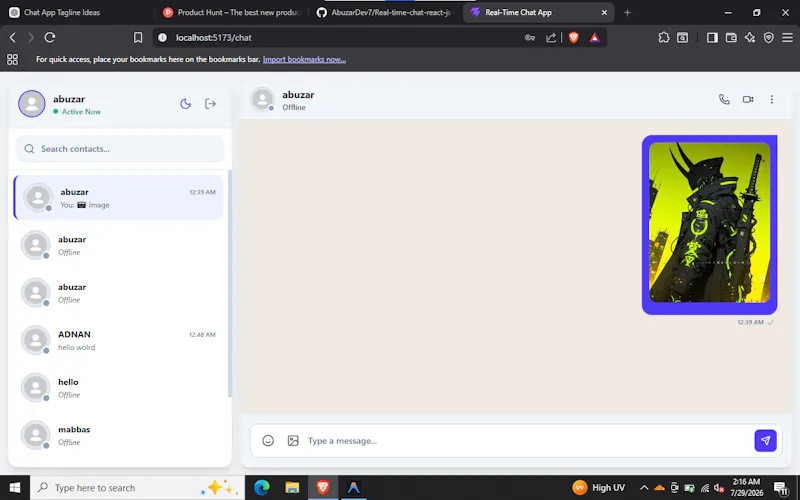 Chat app  screenshot 6