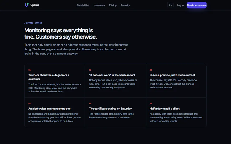 Uptimo screenshot 3