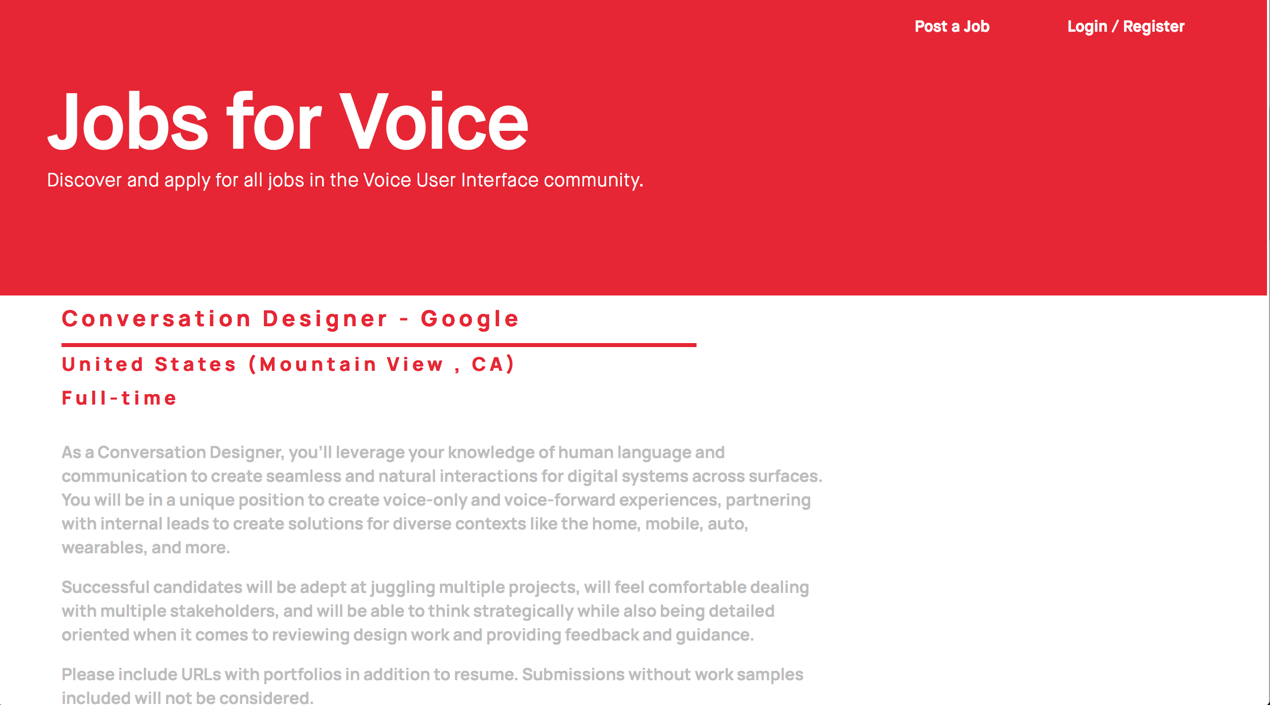 Jobs for Voice gallery image