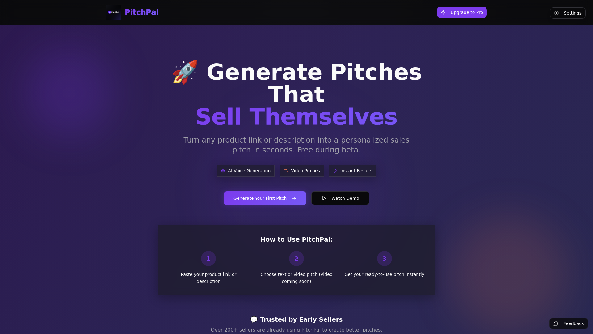 PitchPal gallery image