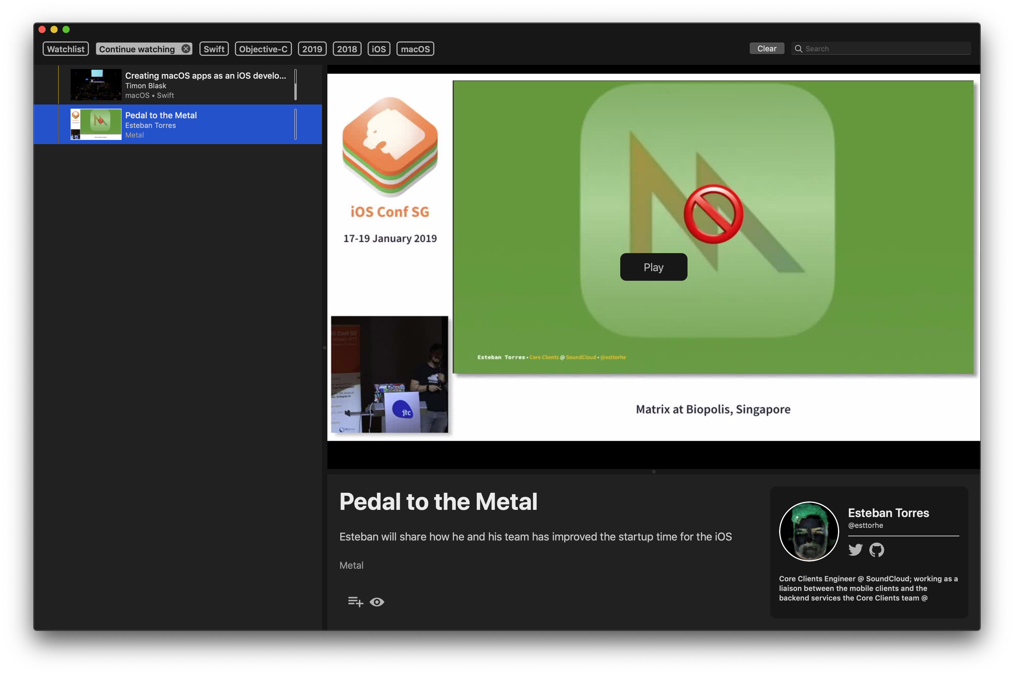 Conferences.digital for macOS gallery image