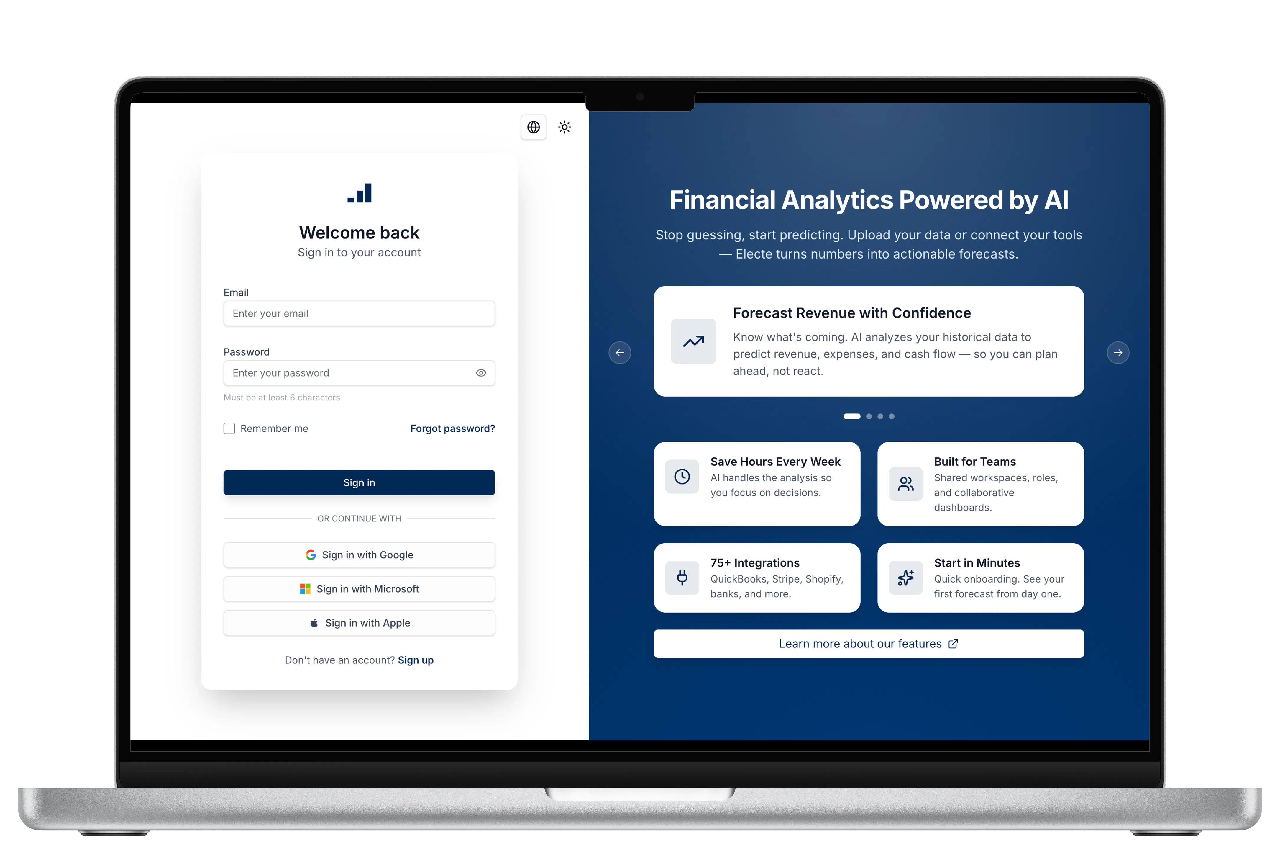 ELECTE — AI Financial Forecasting gallery image