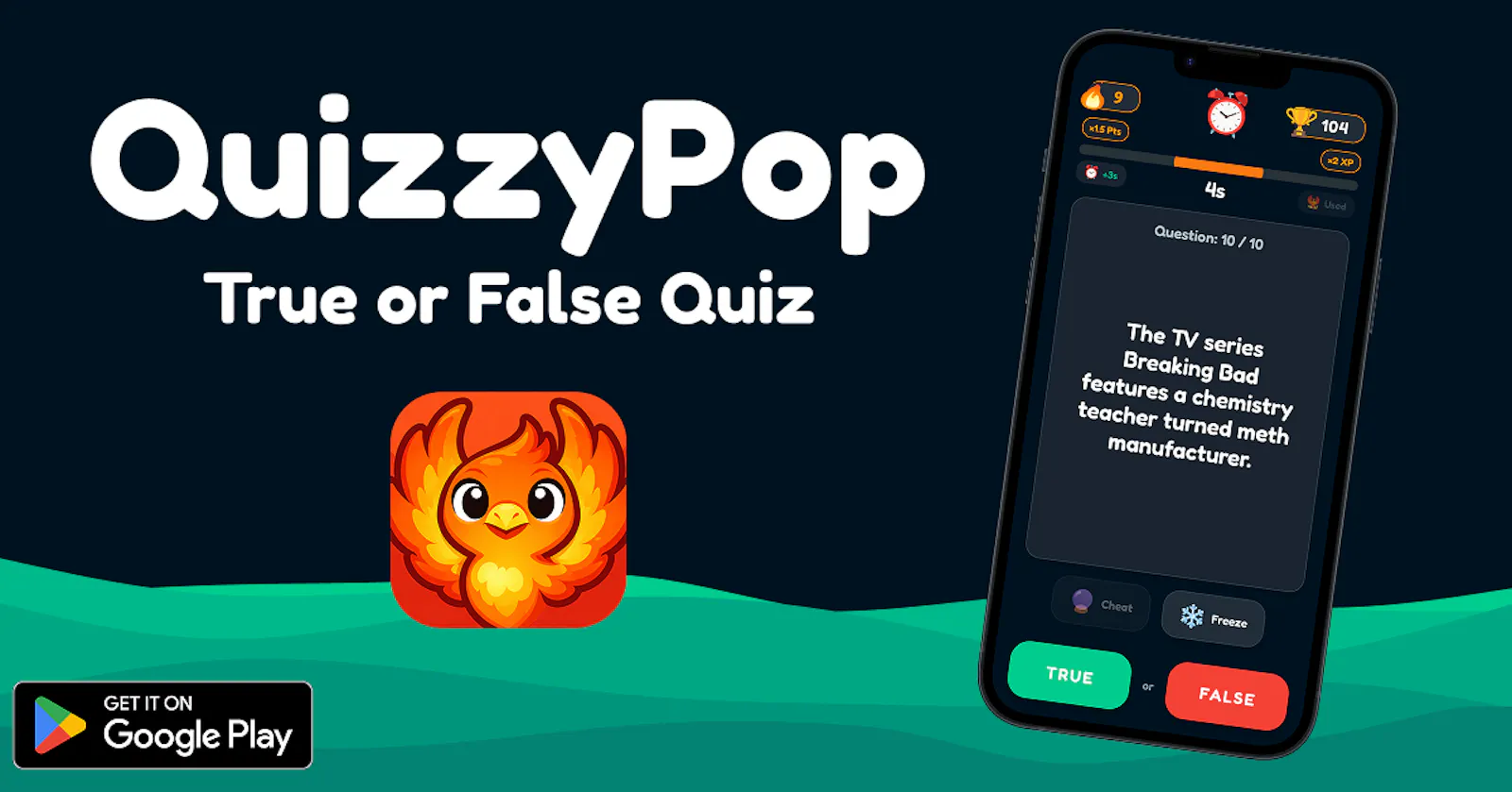 QuizzyPop: True or False Quiz screenshot 1