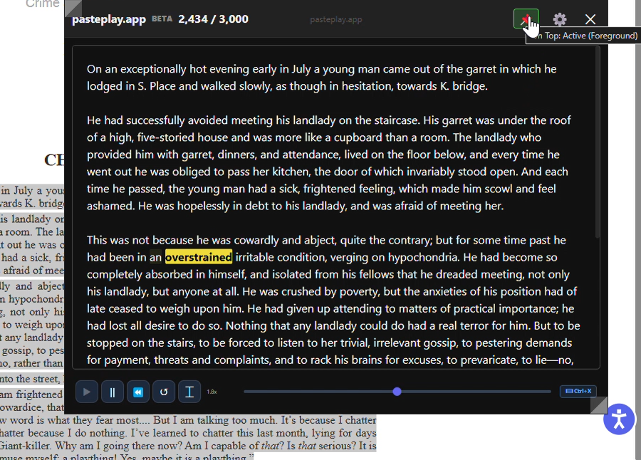 PastePlay — Copy. Hotkey. Listen. TTS gallery image