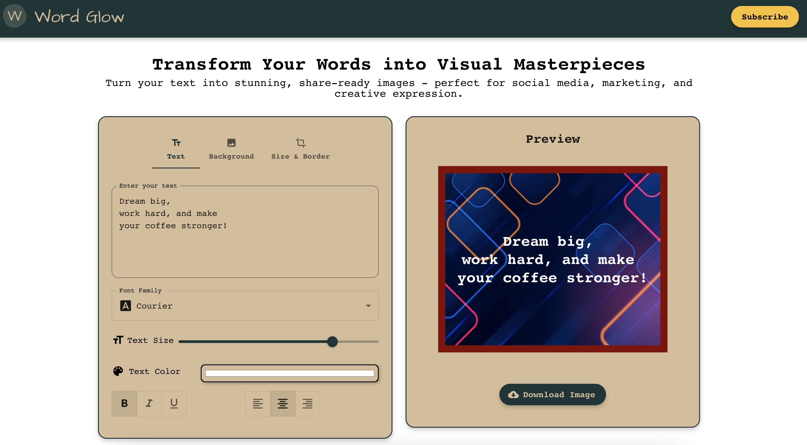 Word Glow media 4