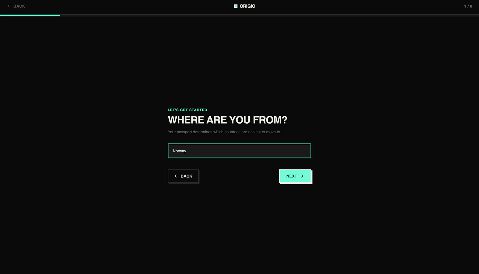 Origio screenshot 2