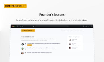 Entrepreneur List 2.0 gallery image