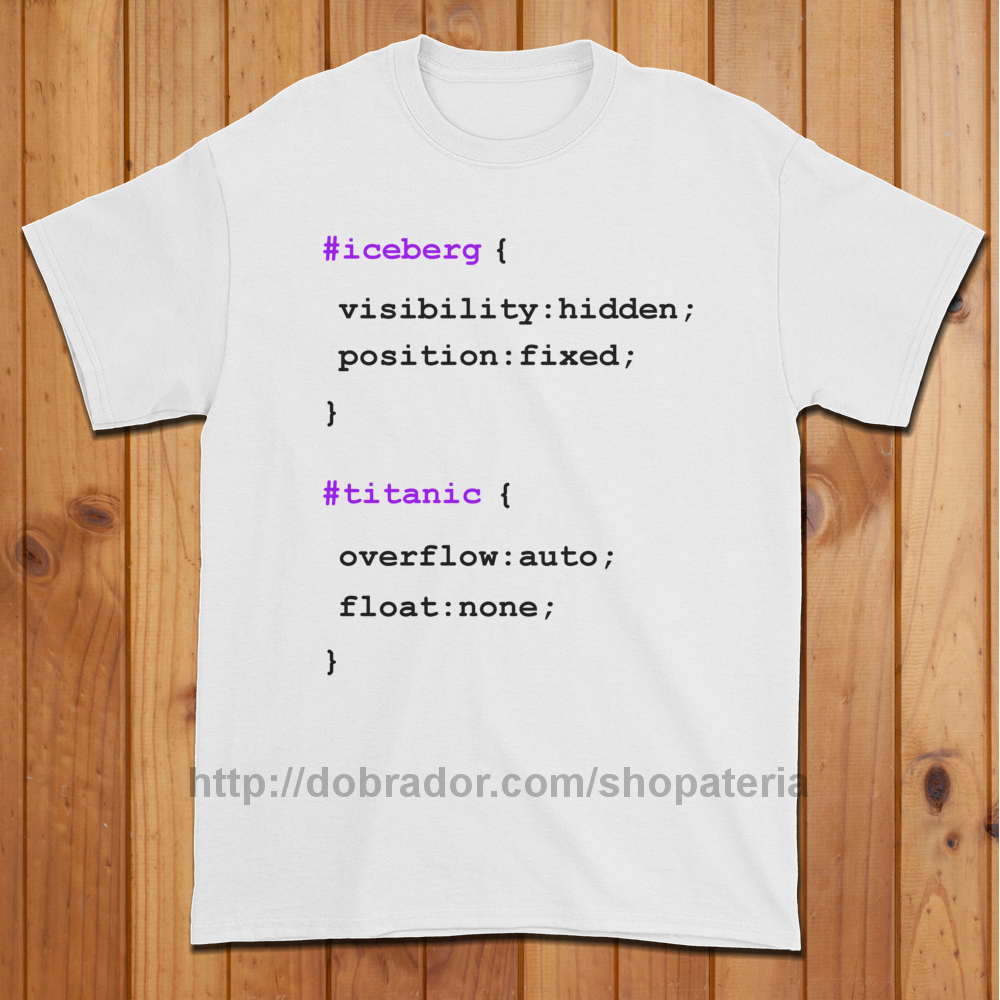 Iceberg vs. Titanic T-Shirt (Unisex)