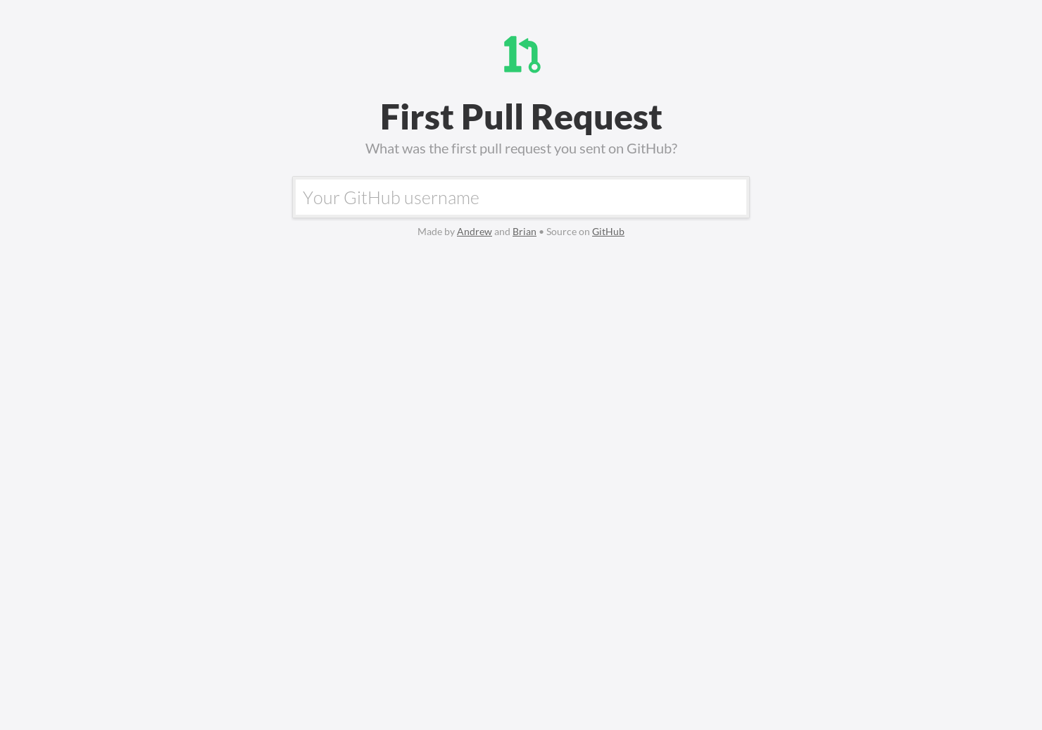 First Pull Request gallery image