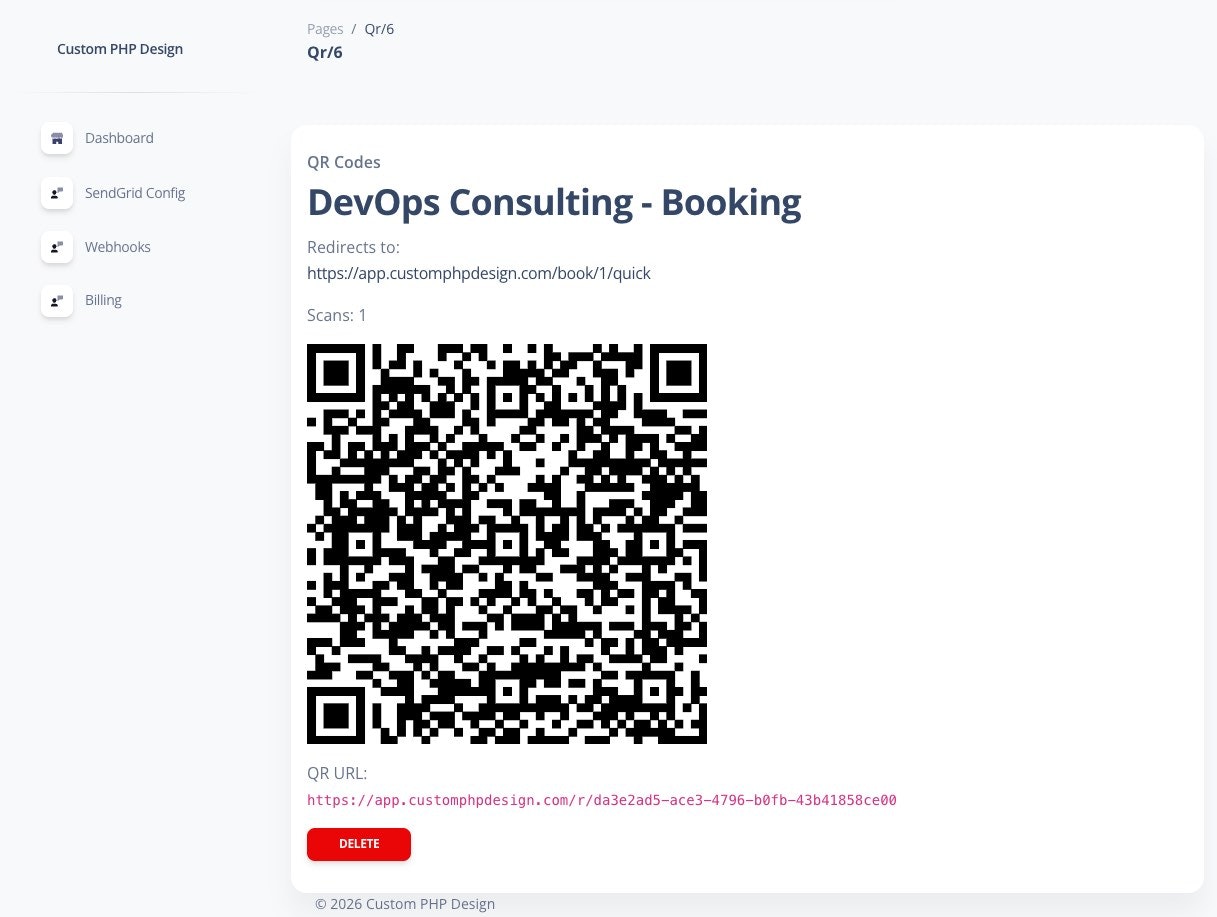 Turn QR scans into bookings & leads - Screenshot 3 showing product features and functionality