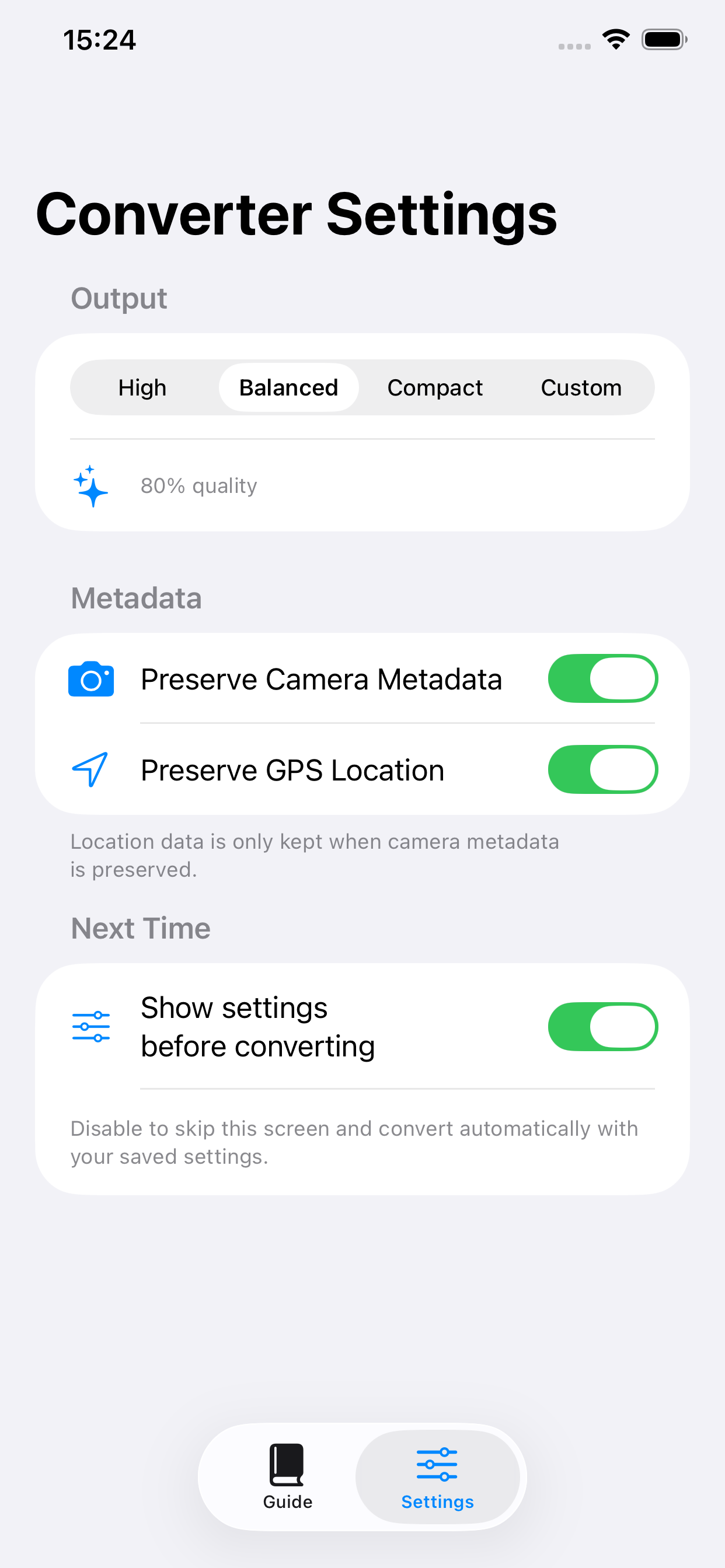 Simplest JPEG converter gallery image