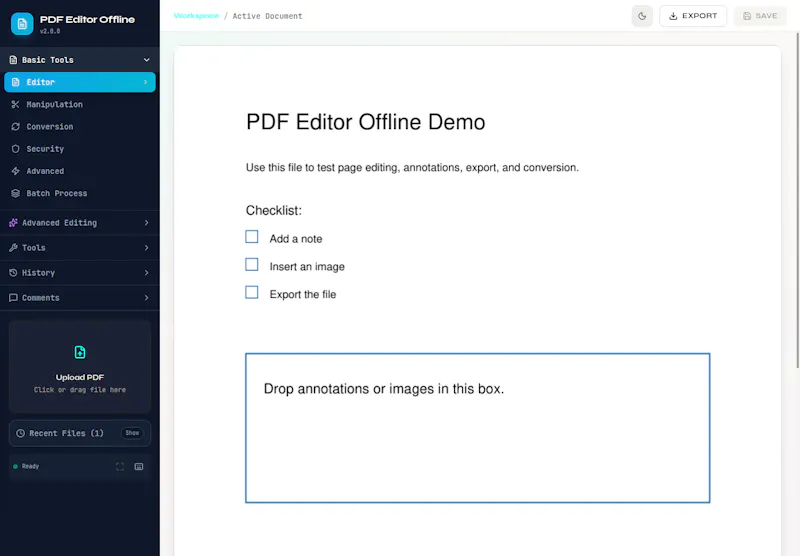 PDF Editor Offline screenshot 5