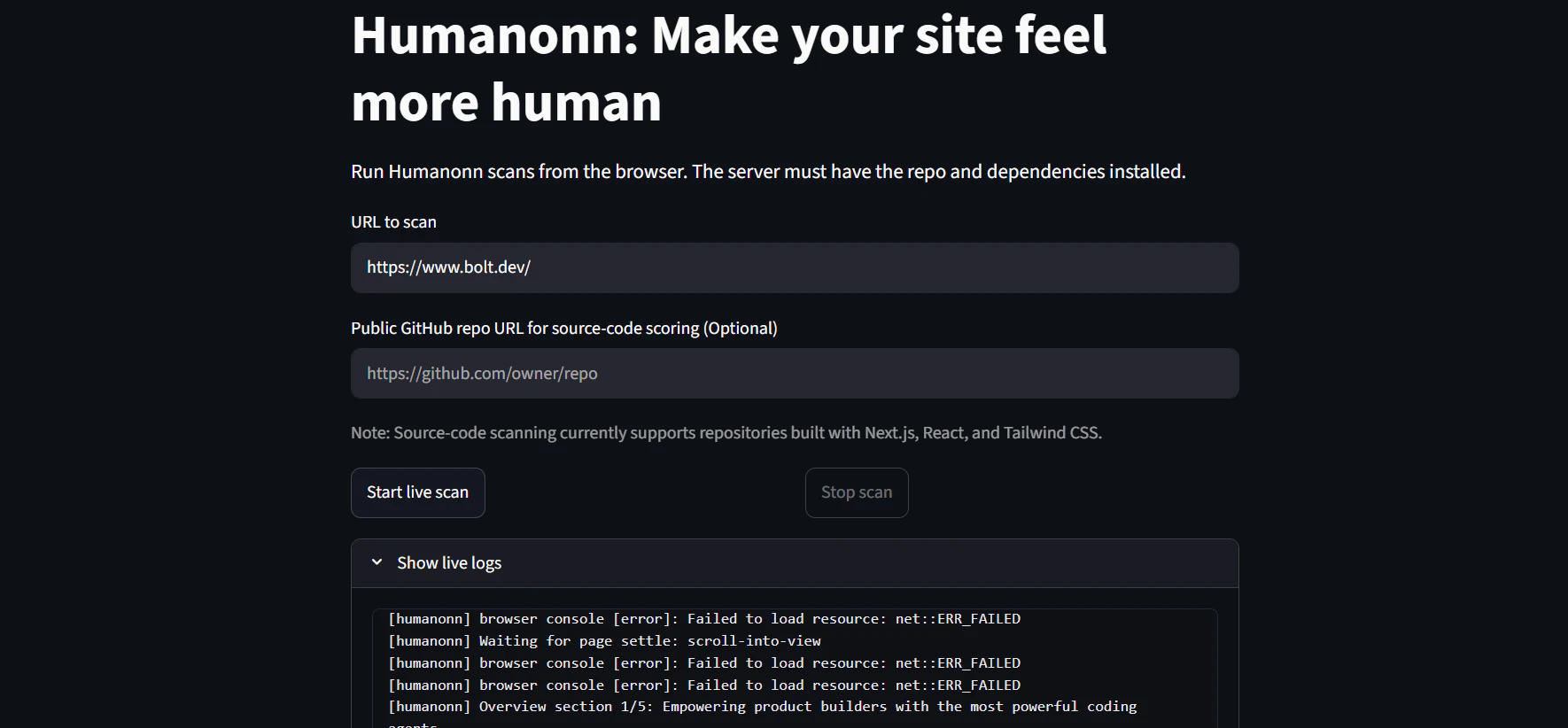 Humanonn screenshot 1