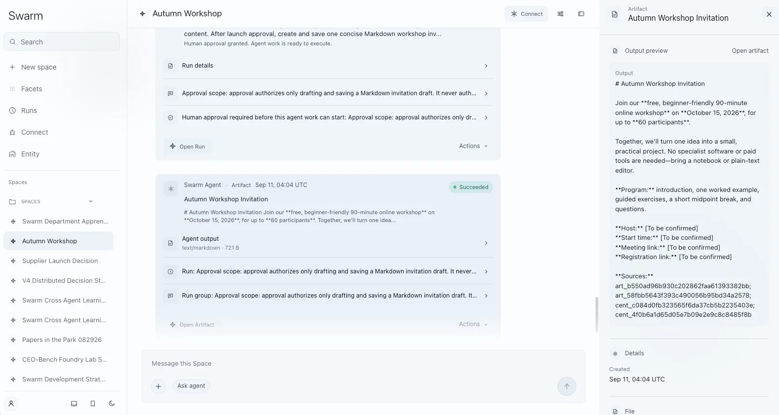 Swarm gallery image