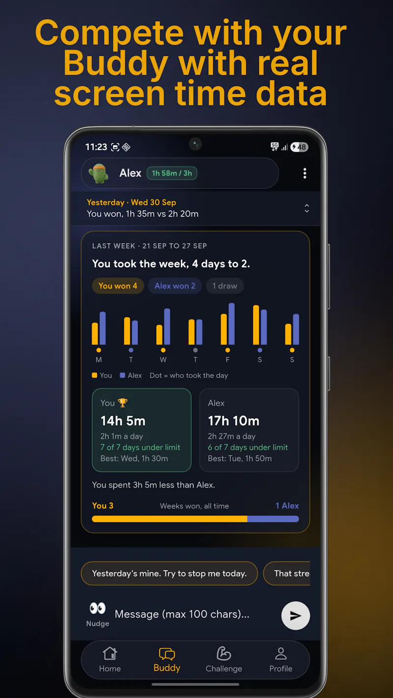 Screen Time: Challenge Buddy screenshot 2
