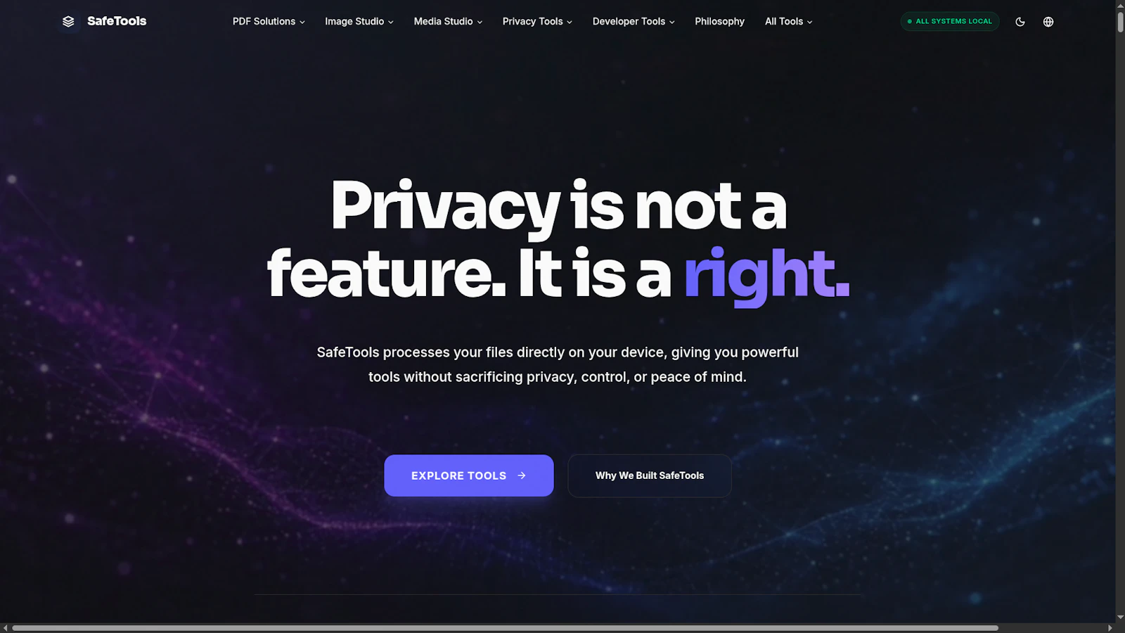 SafeTools screenshot 2