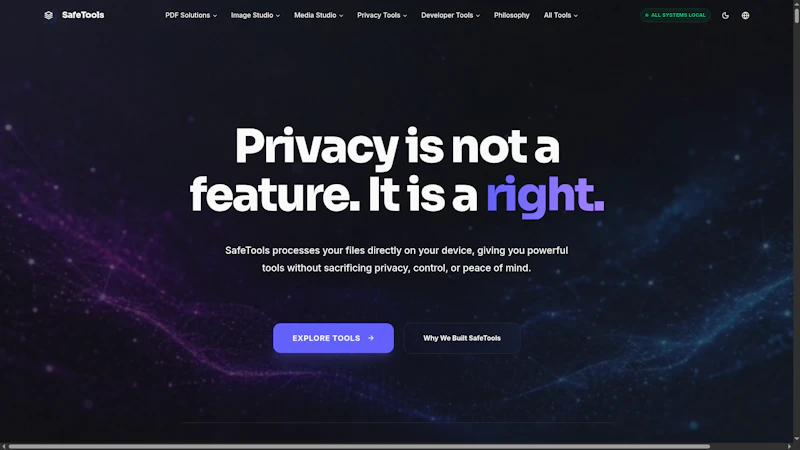 SafeTools screenshot 2
