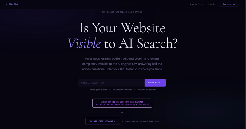 Sagtool.com screenshot 1