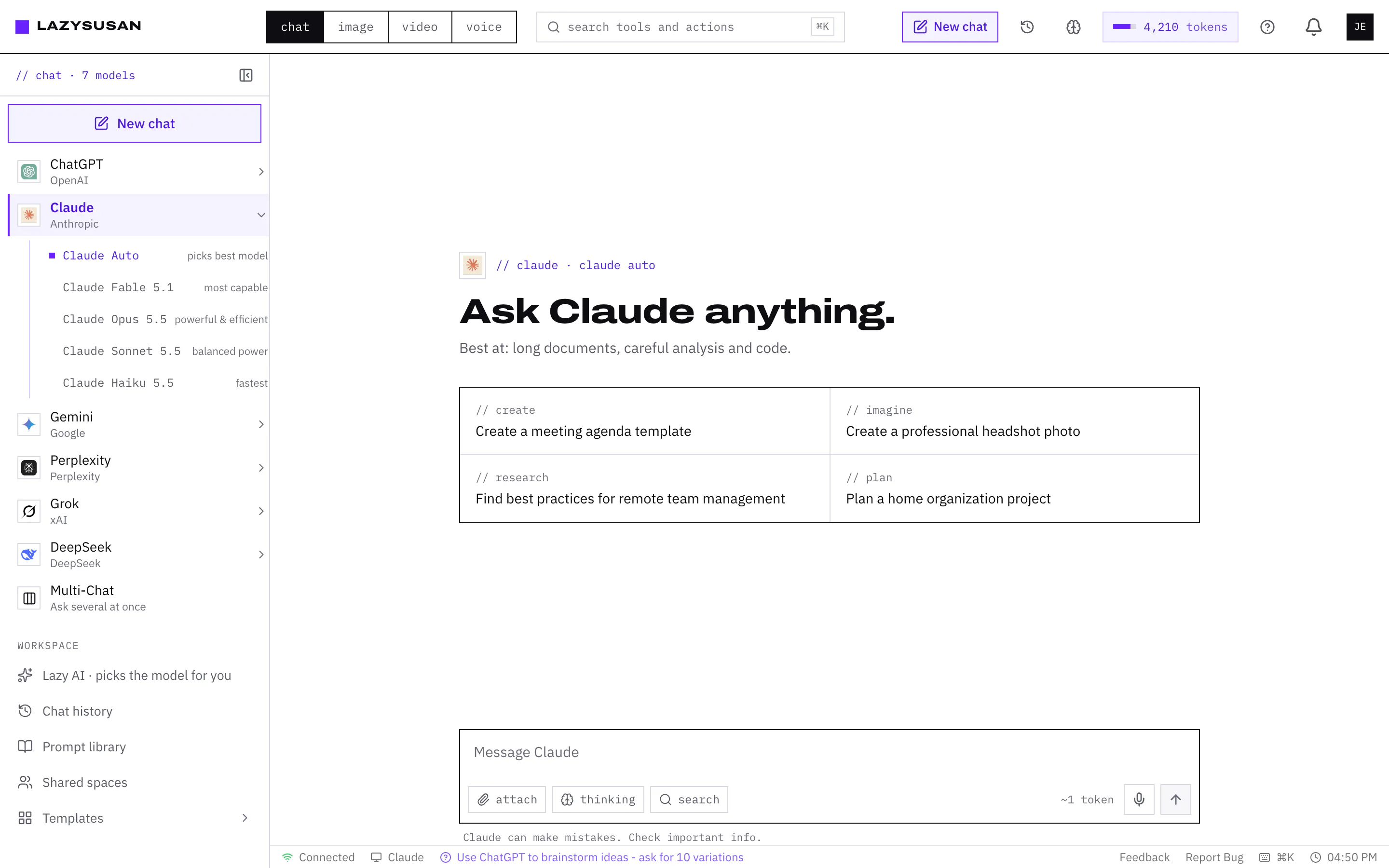LazySusan: AI API Management for Teams gallery image