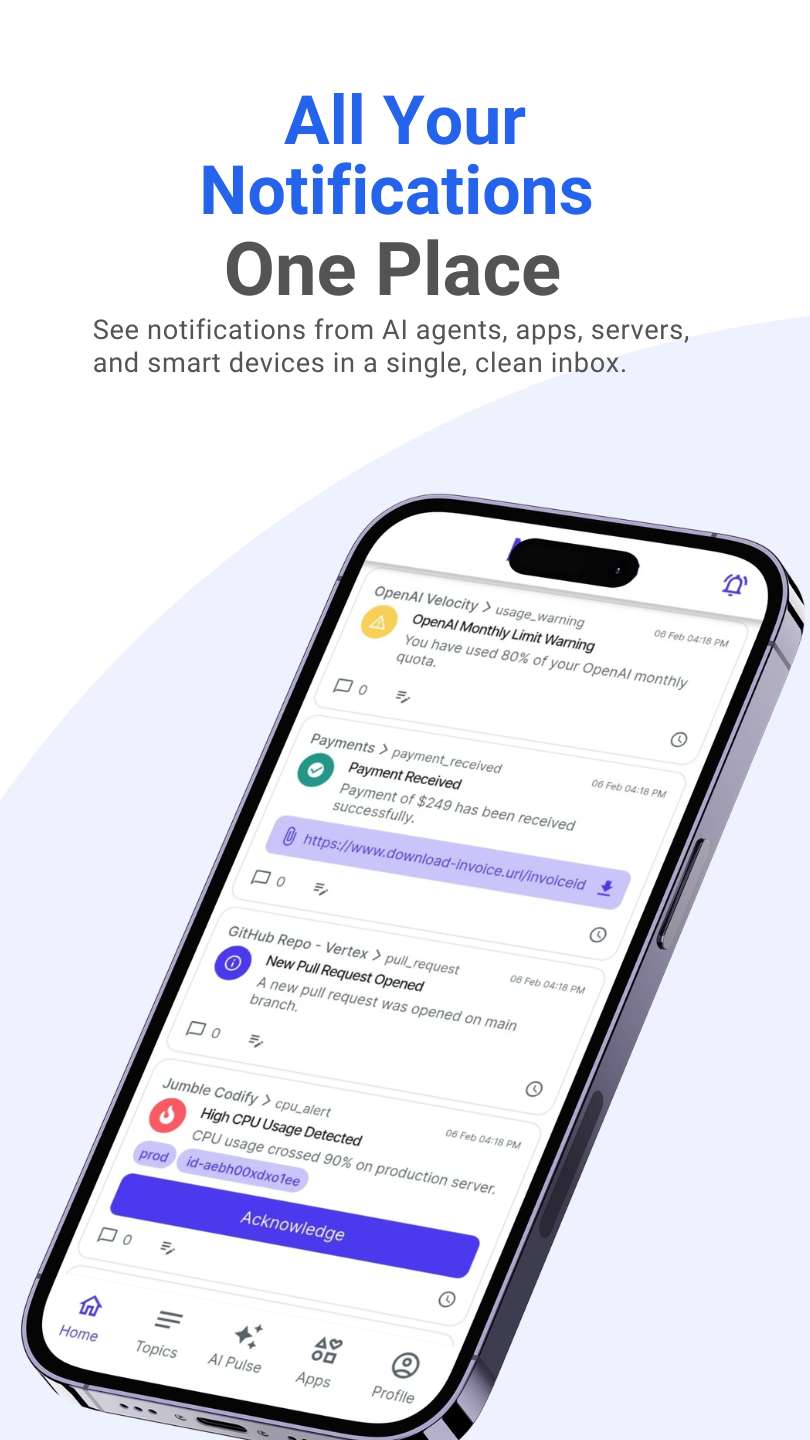NotiLens: Smart Alerts, Zero Noise - Screenshot 2 showing product features and functionality