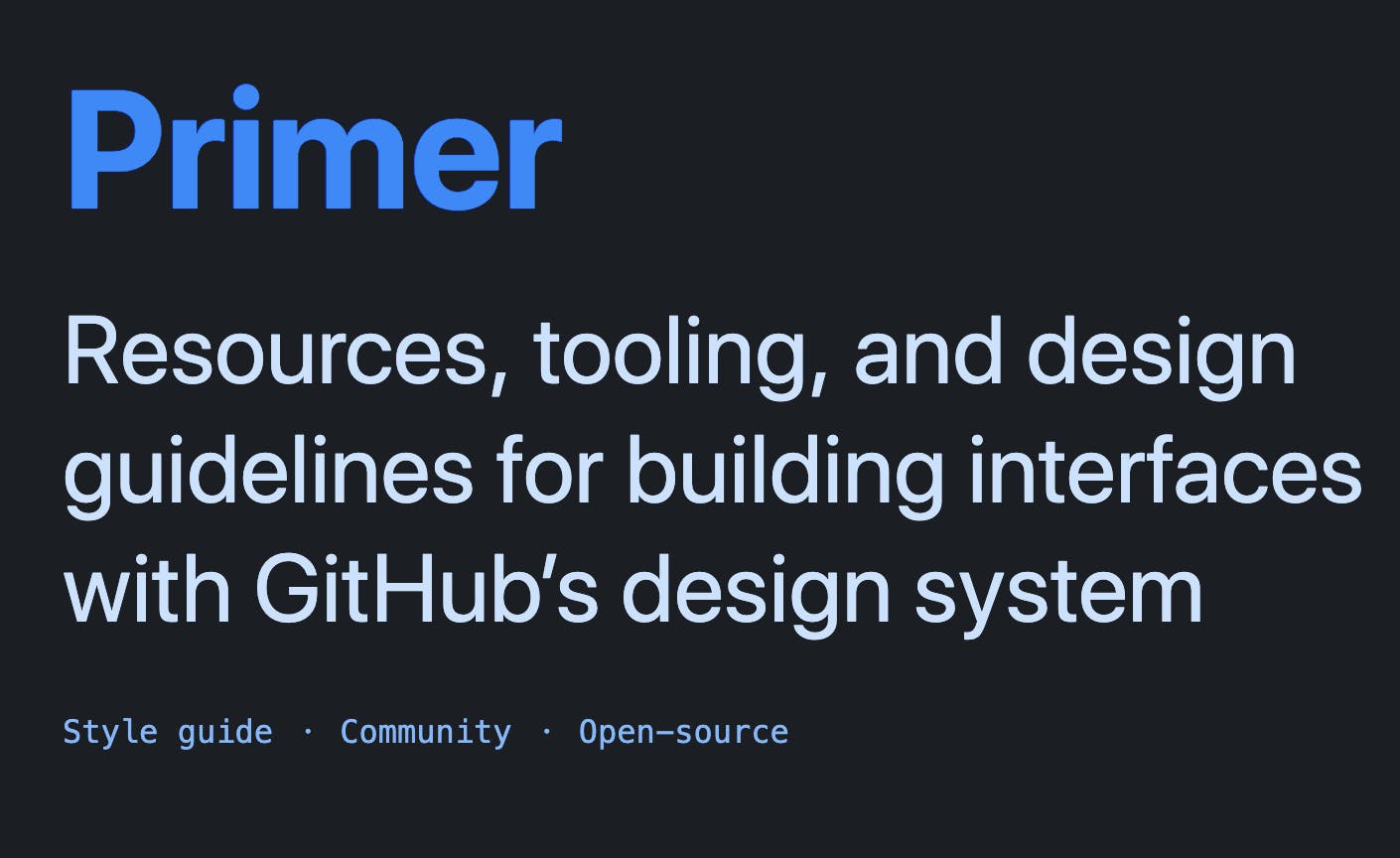 Prime.style - GitHub CSS Framework media 1
