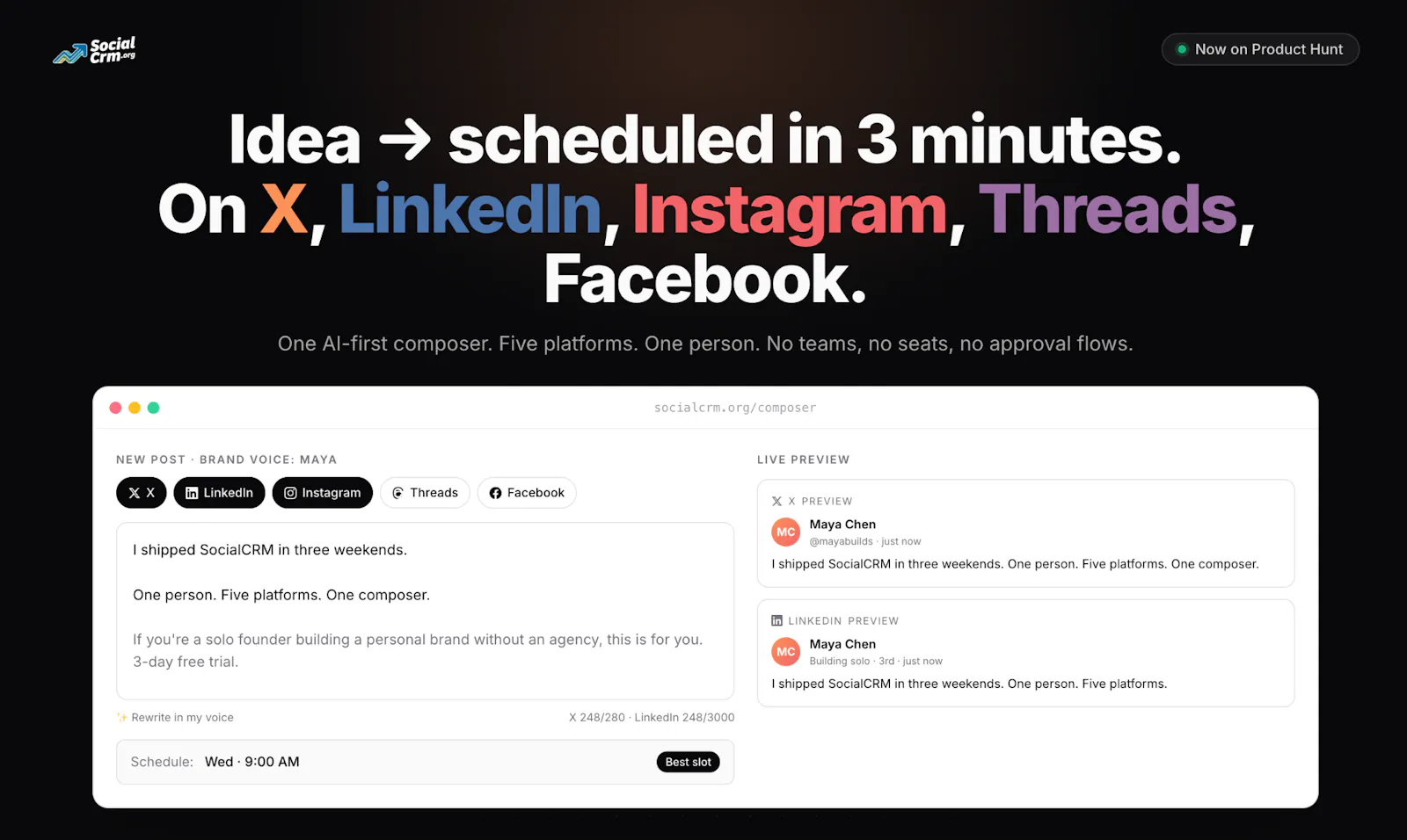 SocialCRM screenshot 4