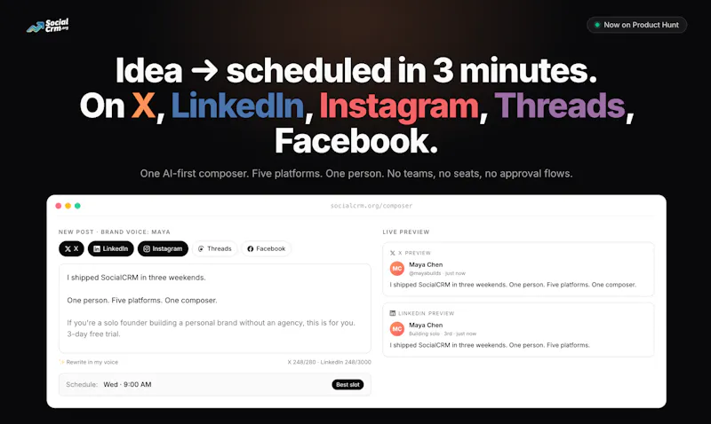 SocialCRM screenshot 4