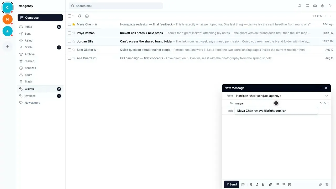 inboxes.net - Gmail+Discord Resend inbox gallery image