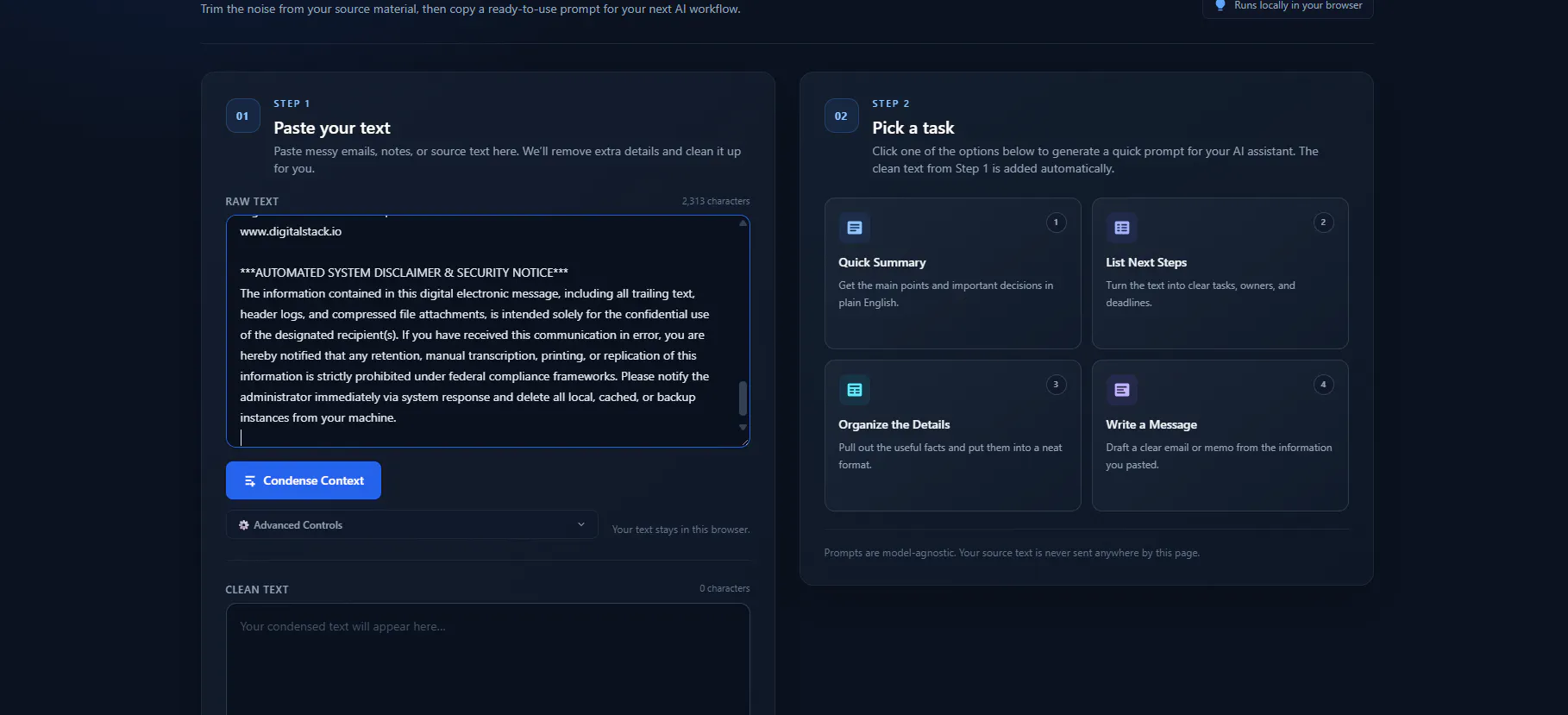 AI Context Condenser gallery image