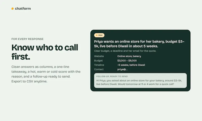 Chatform screenshot 1