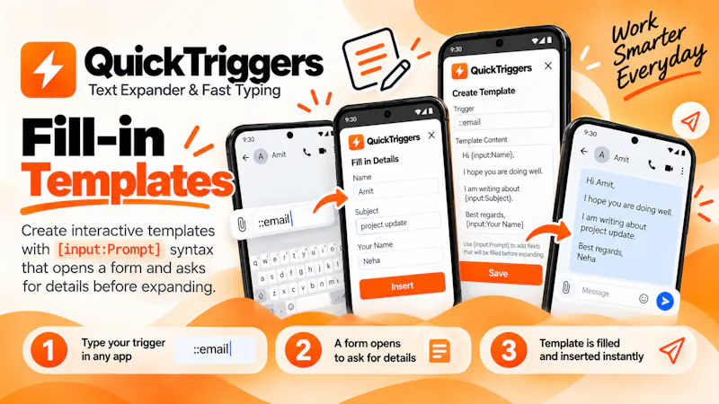 QuickTriggers: Text Expander screenshot 4