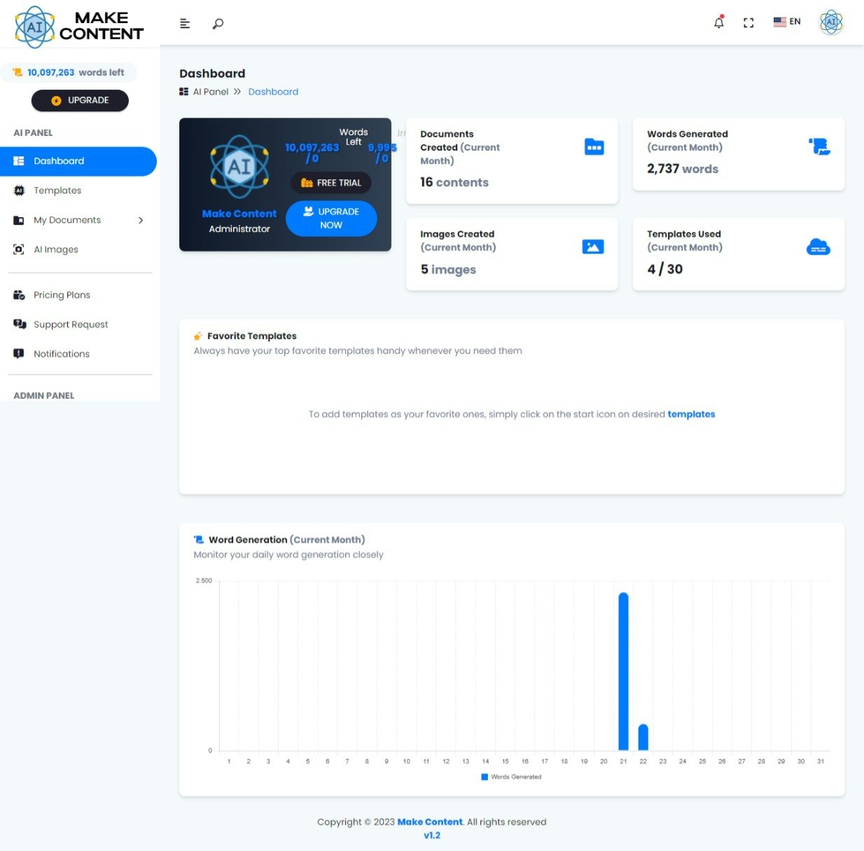 Hacer contenido media 1