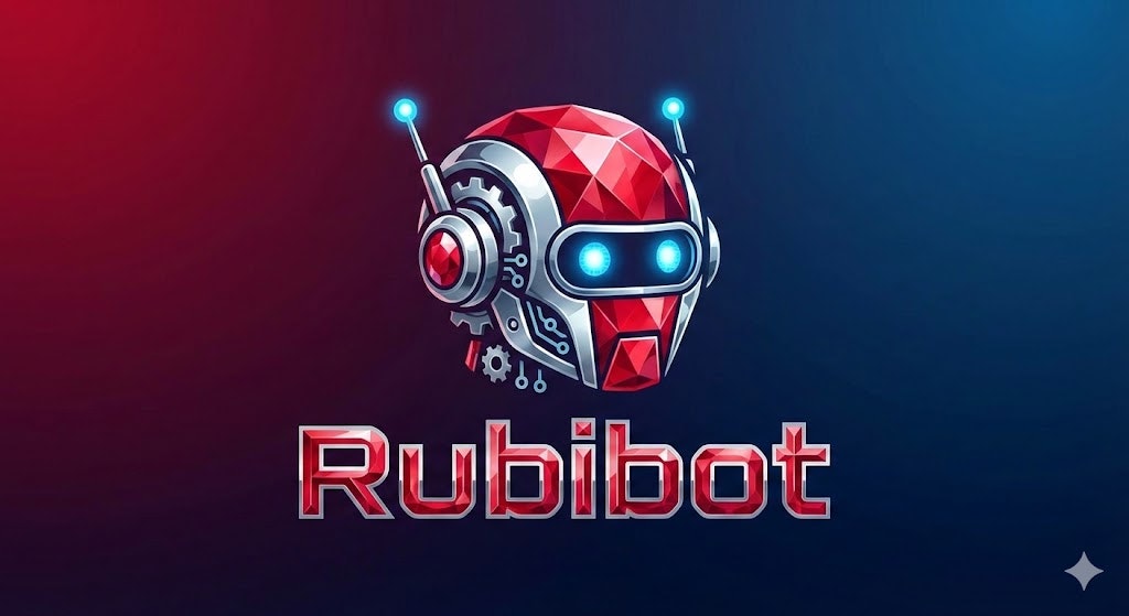 Rubibot & Human like Proto AGI - Product Hunt launch logo and brand identity